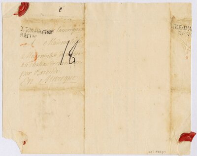 Letter to His Sister Mlle du Motier