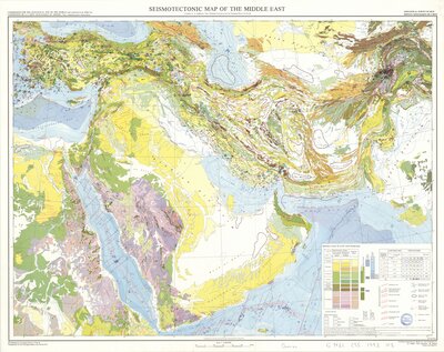 Seismotectonic Map of the Middle East.